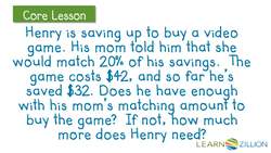 Solving Multistep Word Problems with Positive and Negative Decimals Instructional Video
