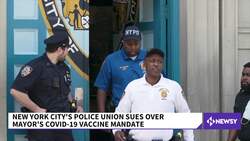 NYC Police Union Sues Over Mayor's COVID-19 Vaccine Mandate News Clip