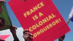 CLEAN : Get out of Africa, protesters tell France in Pretoria News Clip