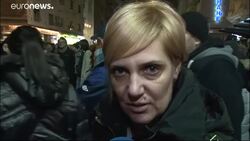 Thousands flood the streets of Belgrade in fourth straight weekend of anti-government protests News Clip