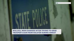 Police: Wallkill man facing felony charges for attempting to seize trooper’s gun, resisting arrest News Clip