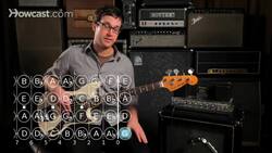 How to Play Notes on a Bass Guitar Instructional Video