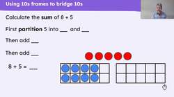 Addition by bridging through 10 Instructional Video