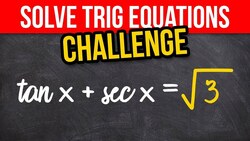 10% Students Solve This Trig Equation Wrong (Including me!) Instructional Video
