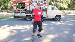 How to Skate Forward to Backward on Roller Skates Instructional Video