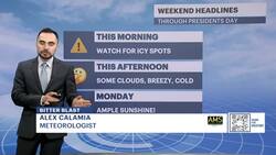 BITTER BLAST: Cold temperatures, windy conditions and some clouds on Long Island News Clip