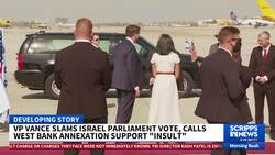 Vance slams annexation move, says Hamas-Israel ceasefire mostly intact News Clip