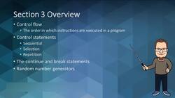 C++ Developer - Section Overview - Control Statements Instructional Video