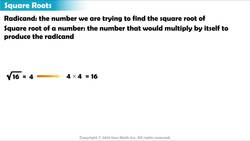 Square Roots of Whole Numbers Instructional Video