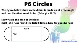 Question on Circles (PSLE) Instructional Video