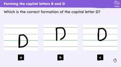 Capital letters: B, D, P, R, I, E, F, L Instructional Video