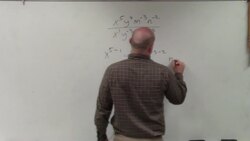 Simplifying expressions using the rules of exponents, quotient property Instructional Video