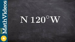 Graphing Bearings in standard form Instructional Video