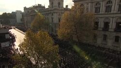 Remembrance Sunday: Millions pay their respects with silence for fallen soldiers News Clip