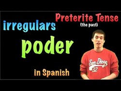 02 Spanish Lesson - Preterite - Irregulars - Poder Instructional Video
