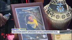 Parkgoers, officials call for lights and cameras at Williamsbridge Oval News Clip