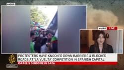 Spain's Vuelta final stage abandoned due to Palestinian solidarity protests News Clip