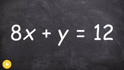 How to find the x and y intercepts of a graph table and equation Instructional Video