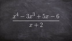 How to Math - Dividing polynomials using synthetic division Instructional Video