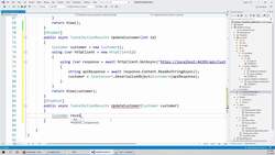 ASP.NET 6.0 - Build Hands-On Web Projects - Create UpdateCustomer Action Methods Instructional Video