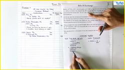 Journal Entries and Ledger Accounts for Bills of Exchange and Insolvency Instructional Video