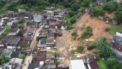 CLEAN : 'I'm not sleeping, I'm not eating,' says Brazil rains survivor News Clip