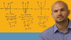 Learn the three possible solutions of a quadratic Instructional Video