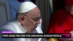 Pope Francis Issues Prayer For Peace in Conflict-Ridden Ukraine, Russia News Clip