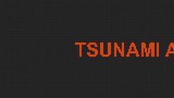 Tsunami LED signboard Stock Footage