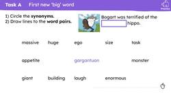 More rich vocabulary associated with big words Instructional Video