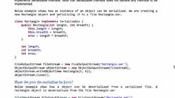 Java Interview Guide : 200+ Interview Questions and Answers - Serialization Instructional Video