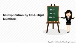 Multiplication by One-Digit Numbers Instructional Video