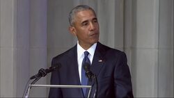 Obama pays tribute to McCain News Clip
