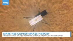 Mars Helicopter Makes Historic Flight News Clip