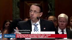 Rosenstein Suggested He Secretly Record Trump: NYT News Clip
