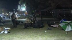 CLEAN : Police and protesters clash during 6th night of Minnesota protests News Clip