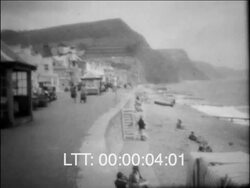 Worthing Seafront 1940s Stock Footage