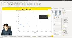 Business Intelligence with Microsoft Power BI - with Material - Scatter Plot in Power BI Instructional Video