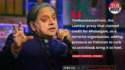 Shashi Tharoor Lauds US Terror Tag on TRF,Slams Pakistan's Terror Shield News Clip