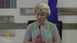 EU chief visits Italy, promises action plan amid surge of asylum seekers News Clip