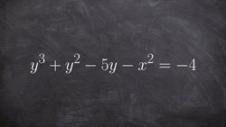 How to use implicit differentiation on an equation for dy dx Instructional Video
