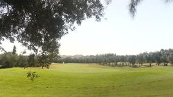 Golfers on a Lisbon golf course News Clip