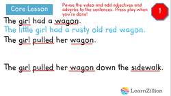 Adding Adjectives and Adverbs to Make Your Writing More Precise Instructional Video