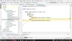 Java for Beginners with Hands-On Program and Capstone Project - Switch Case and Break in Java Instructional Video