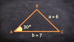 How to find the missing parts of a triangle SSA ambiguous case two triangles Instructional Video