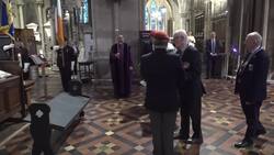 Michael D Higgins attends a Remembrance Sunday Service in Dublin News Clip