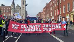 Dubliners demand action on day of climate marches News Clip