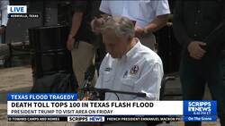Texas Gov. Abbott provides update on search for flood victims News Clip