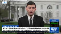 Trump officials inadvertently added journalist to text chain about war plans News Clip