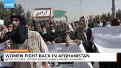 Afghan Women Fight Back, Protest Against Taliban News Clip